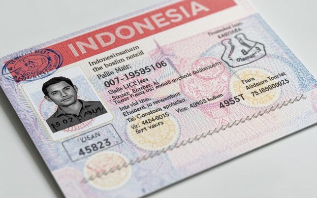 i want to create an image containing an online tourist visa to indonesia (4)